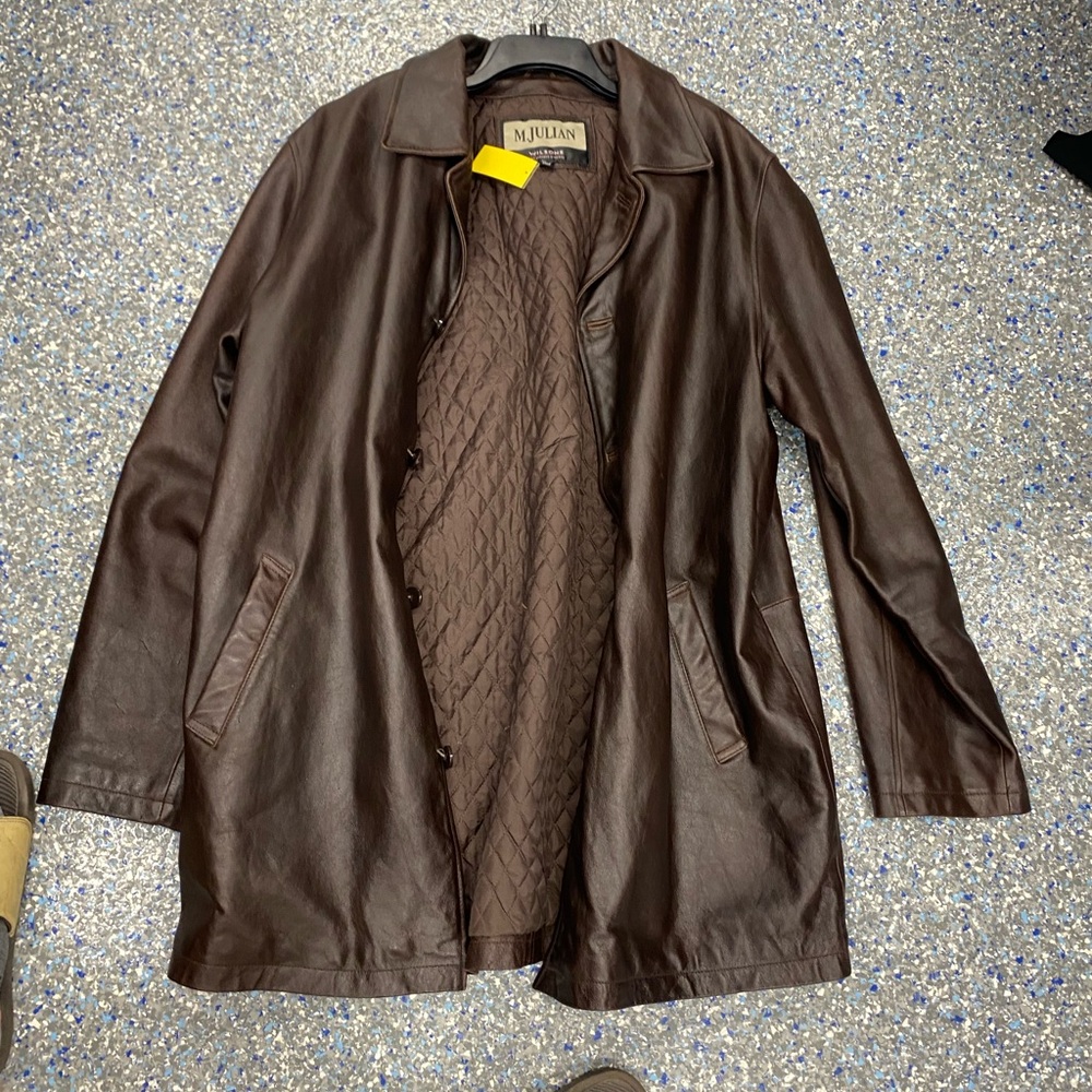 M julian trrnchcoat leather vintage